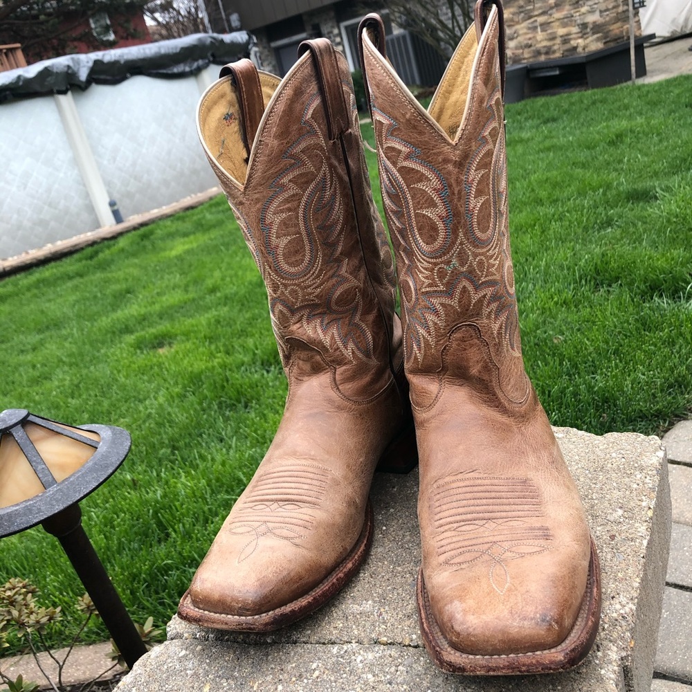 Nocona square toe cowboy boots